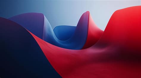 Premium Photo | Abstract Red and Blue Painting on Blue Background