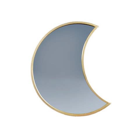 NEW Touch of Gold Crescent Moon Mirror