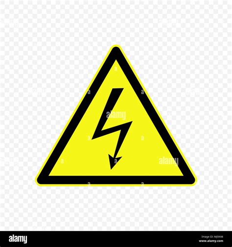 high voltage Warning sign. Hazard symbols Stock Vector Image & Art - Alamy