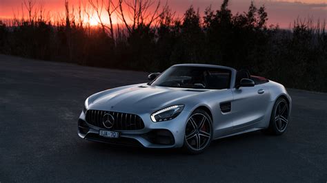 Mercedes AMG GT C Roadster 2018 4K 4 Wallpaper - HD Car Wallpapers #9366