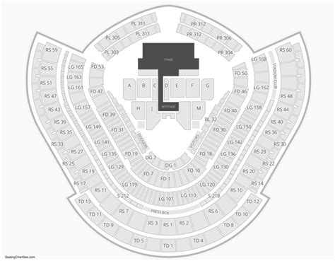 Dodger Stadium Interactive Concert Seating Chart | Elcho Table