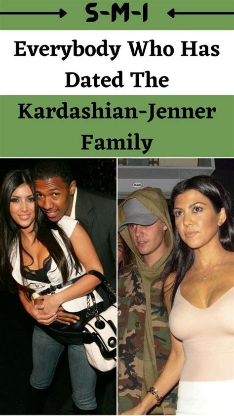 Everybody who has dated the kardashian jenner family – Artofit