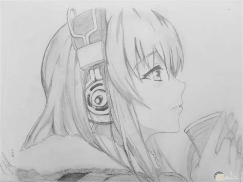 صور رسم انمي مميزة وجميلة للبنات بالرصاص