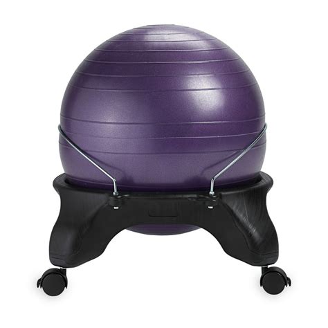 Gaiam Backless Balance Ball Chair, Purple - Walmart.com - Walmart.com