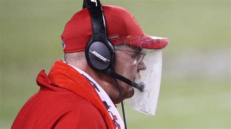 Chiefs’ Andy Reid Innovates With Unique Sideline Coronavirus Face Shield Hat; Sets Social Media ...