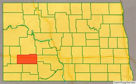 Map of Stark County, North Dakota