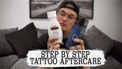 BEST TATTOO AFTERCARE STEP BY STEP INSTRUCTIONS (GET YOUR TATTOO TO HEAL PERFECTLY!) - YouTube