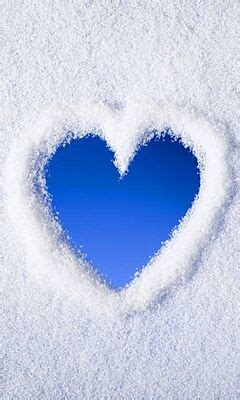 Snow Heart Wallpaper - Download to your mobile from PHONEKY