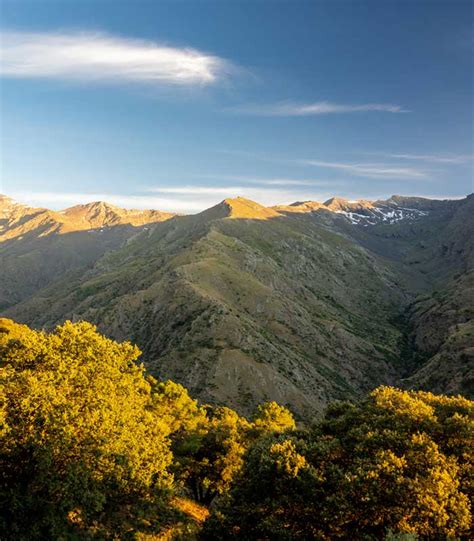 Hiking trails in Sierra Nevada Granada