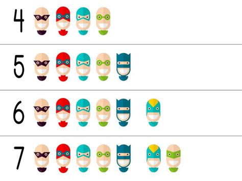 Superhero Counting Poster | Teaching Resources