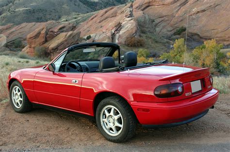 90-97 Mazda Miata MX5 Factory R Package Trunk Boot Lid Spoiler Red OEM NA MX-5 – Quality OEM ...