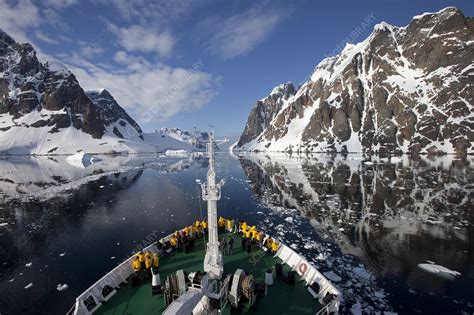 Antarctic cruise ship - Stock Image - C011/0538 - Science Photo Library