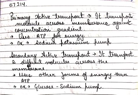 Primary and secondary active transport both Can move solutes against their concentration ...