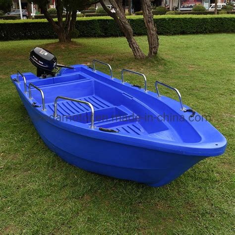 Durable 10 Persons PE 430 HDPE Hard Fishing Plastic Boat for Sea Water ...