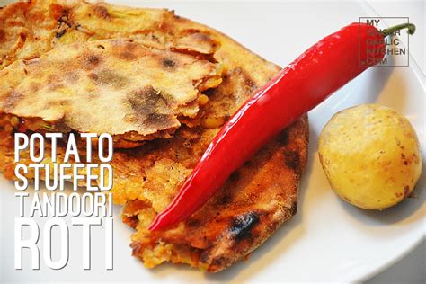 Potato Stuffed Tandoori Roti Recipe - Bharwa Aloo Tandoori Roti Recipe