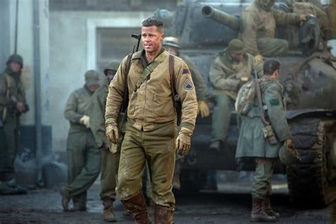 'Fury' Movie Review: Brad Pitt Killing Nazis Again - The New York Times