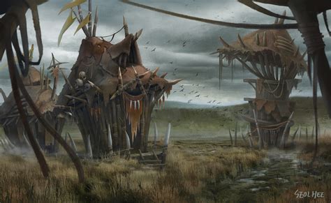 goblin village on Behance