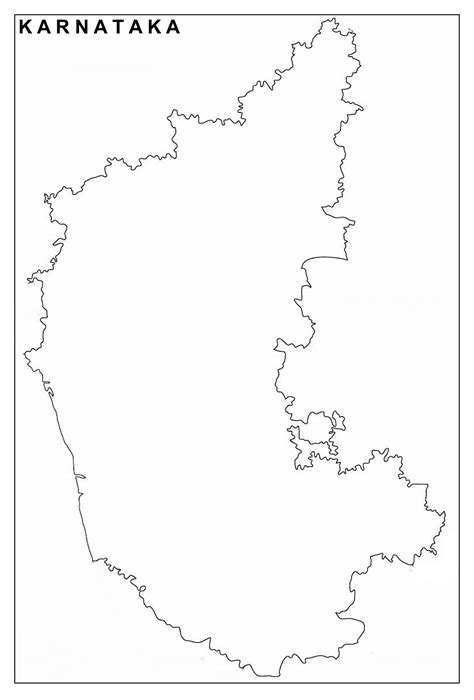 Karnataka Map Download Free Pdf Map - Infoandopinion