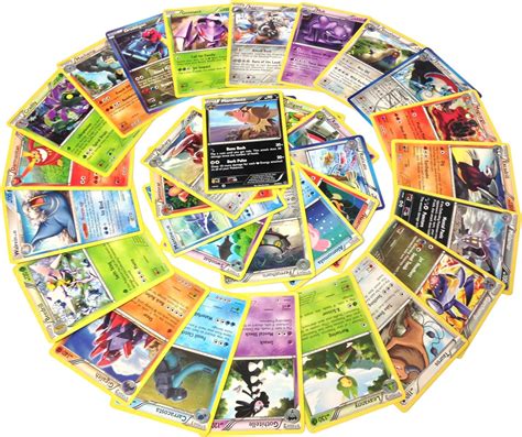 Amazon.com: 25 cartas raras de Pokemón con 100 HP o superior (paquete ...