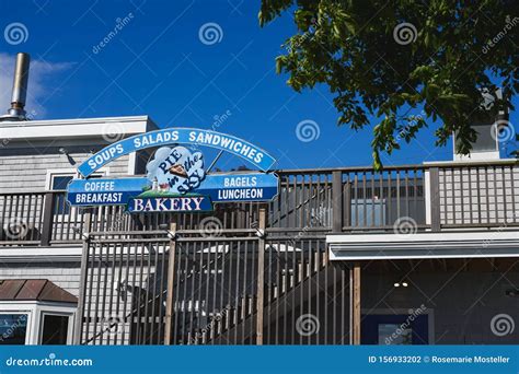 Pie in the Sky Bakery with Their Sign and Logo Editorial Photography ...