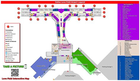 Terminal Map | Dallas Love Field Airport