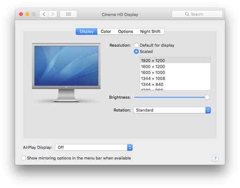 resolution - Scaling external Display on Macbook Pro Mid 2012 - Ask ...