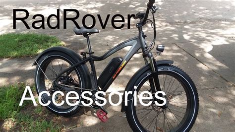 my 3 favorite accessories for RadRover - YouTube