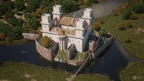 Pazirik Studio - Diósgyőr castle - 3D theoretical reconstruction