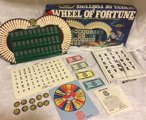 1985 Wheel of Fortune Game 2nd Edition Vtg Retro Pressman Griffin ...