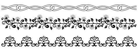 Set of vintage vector borders 31704453 Vector Art at Vecteezy