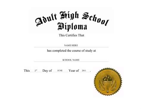 30 Free High School Diploma Templates (Word) - PrintableTemplates