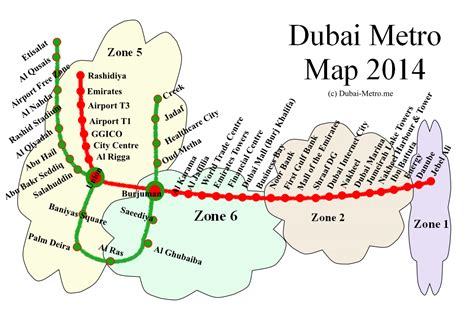 Dubai Metro Map