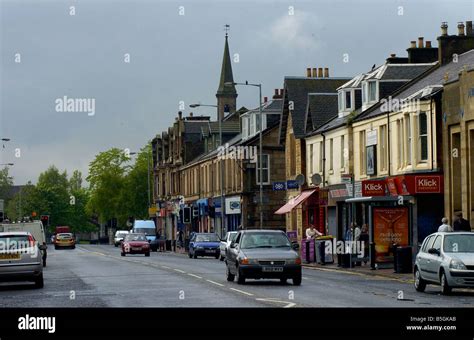 General View of the town of Bellshill in South Lanarkshire Scotland Stock Photo - Alamy