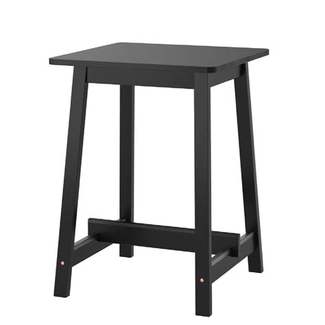 Ikea Black Bar Table w/ 2 Stools - AptDeco