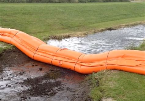 Water Filled Dams for River Flow Diversion