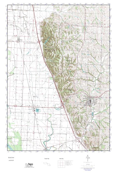 MyTopo Rock Port, Missouri USGS Quad Topo Map