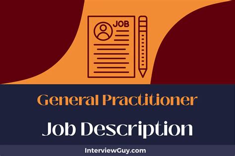 General Practitioner Job Description [Updated for 2024]