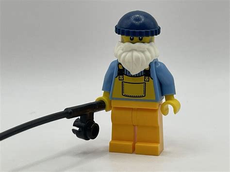 Lego Fisherman Minifigure Collectible Series 3 CMF Complete Pole Rod ...