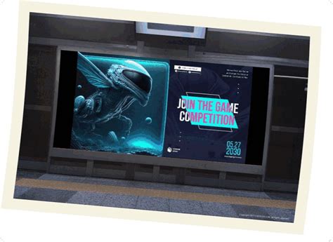 Futuristic Gaming Play Banner Design Template by NJ Himel on Dribbble