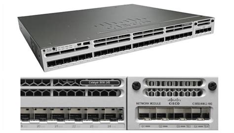 Cisco 3850 Series 10gbe Network Switch , 24 Port SFP Switch WS-C3850-24S-S