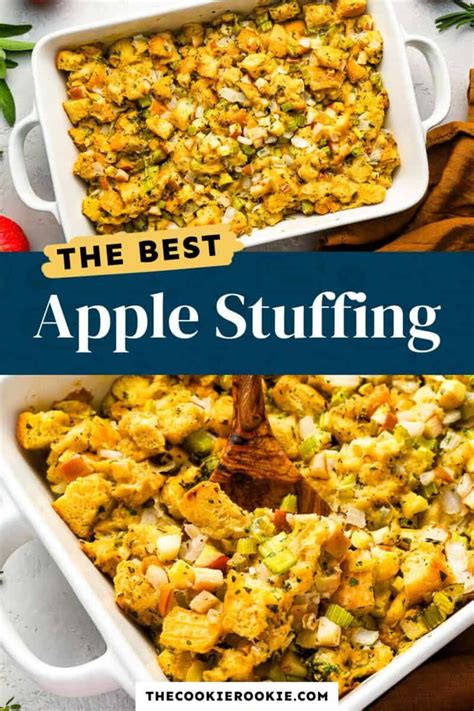 Apple Stuffing Recipe - The Cookie Rookie®