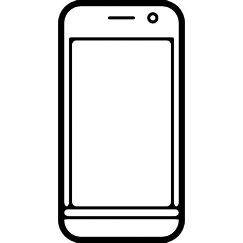 Mobile phone outline Icons | Free Download