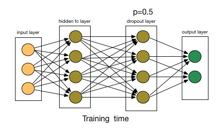 Effect of dropout layers on the MNIST dataset!