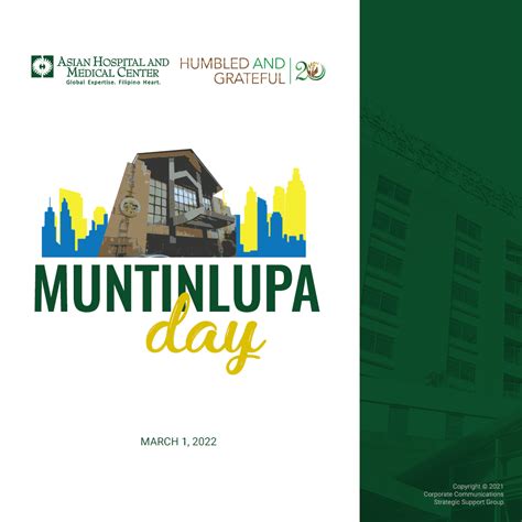 Happy Muntinlupa Day,... - Asian Hospital and Medical Center