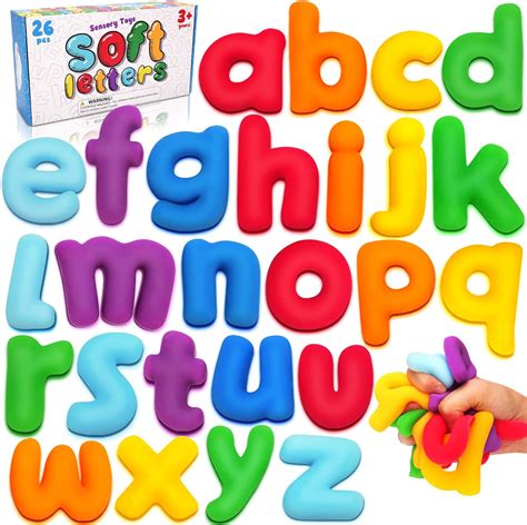 Amazon.com: Alphabet Letters Sensory Toys for Toddlers: ABC Learning Educational Montessori Toys ...