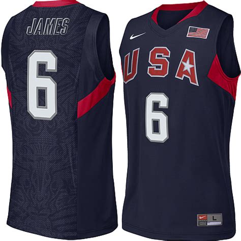 NIKE LEBRON – LeBron James Shoes » USA Basketball New Jerseys for the 2008 Olympics in Beijing