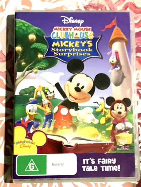 DVD~MICKEY MOUSE CLUBHOUSE- Mickey's Storybook Surprises~R4~Free Postage EUR 3,70 - PicClick FR