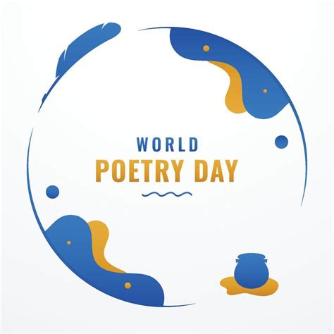 Poetry Day Design 6683683 Vector Art at Vecteezy