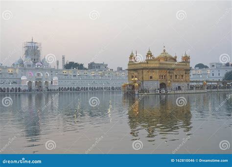 Morning View of Gurdwara Golden Temple Stock Photo - Image of gurdwara ...