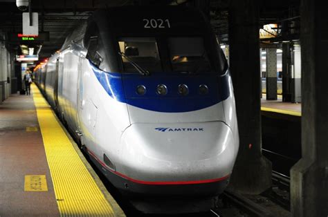 Amtrak train leaves Penn Station for Washington, D.C., without its ...